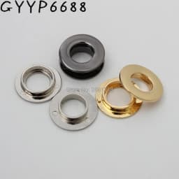 10-30-100pcs High quality planar circular eyelet dress luggage hardware accessories metal fitting hardware pressed round eyelets
