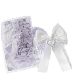1Pc Ribbon Lace Bow Clip For Ita Bag Sweet Ribbon Bowknot Heart Diamond Clip Girls Lolita Backpack Decoration Bags Accessories