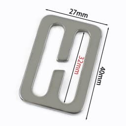 5/10Pcs 20-50mm Stainless Steel Silder Buckle for Bag Strap Backpack Buckles Adjuster Clasp Webbing Belt Loops DIY Accessories