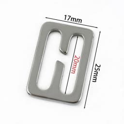 5/10Pcs 20-50mm Stainless Steel Silder Buckle for Bag Strap Backpack Buckles Adjuster Clasp Webbing Belt Loops DIY Accessories
