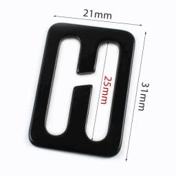 5/10Pcs 20-50mm Stainless Steel Silder Buckle for Bag Strap Backpack Buckles Adjuster Clasp Webbing Belt Loops DIY Accessories