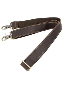 Unisex Black Real Cowhide Leather Bag Straps Shoulder Crossbody Adjustable Genuine Leather Shoulder Straps for Bag