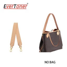 EverToner Crossbody Strap Fit for Lv Neverfull Bag Wide Shoulder Strap Bucket Bag Armpit Transformation Accessories