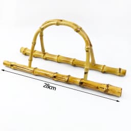 2/4Pcs 28/30cm Natural Bamboo Bag Handles Wooden Handle Purse Frame for Women's Handbag Woven-Bag DIY Handmade Bags Accessories