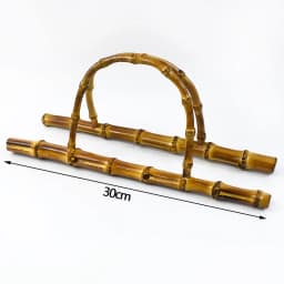 2/4Pcs 28/30cm Natural Bamboo Bag Handles Wooden Handle Purse Frame for Women's Handbag Woven-Bag DIY Handmade Bags Accessories