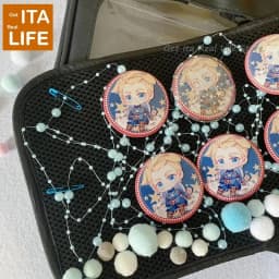 Italife Pearl Chain Charm Ita Bag Accessories Women Red Itabag Decoration for Teenager Girls Backpack Pink Length 5 Meters H311