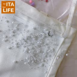 Italife Pearl Chain Charm Ita Bag Accessories Women Red Itabag Decoration for Teenager Girls Backpack Pink Length 5 Meters H311
