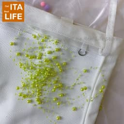 Italife Pearl Chain Charm Ita Bag Accessories Women Red Itabag Decoration for Teenager Girls Backpack Pink Length 5 Meters H311