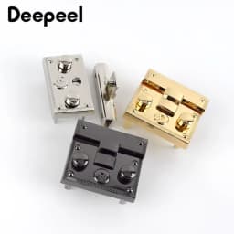 2/5Pcs Deepeel 40X45mm Metal Snap Lock Handbag Clasps Closure Buckle DIY Purse Twist Turn Locks Bags Replacement Accessories