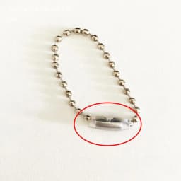 50Pcs Acrylic Bead Chain Anti-Loss Cover Pendant Keychain Card Chain Protector Bag Ornament To Prevent Falling Bead Chain