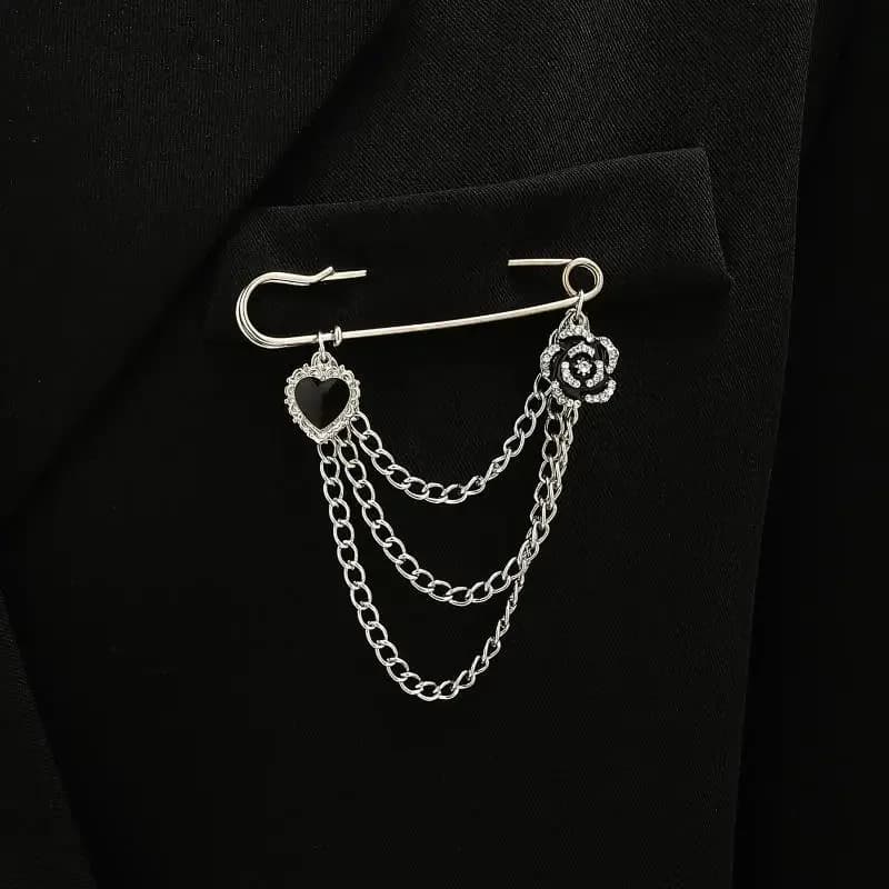 Adjustable Personality Bag Pendant Detachable Tassel Trouser Decorative Brooch Button Tightener Fixed Clothes Pin Waist Buckle