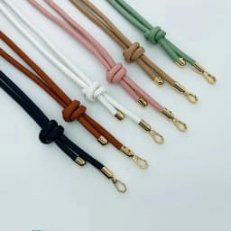 1Pc Adjustable Leather Purse Strap Adjustable Bag Strap Replacement With Metal Buckles For Shoulder Cross Body Bag