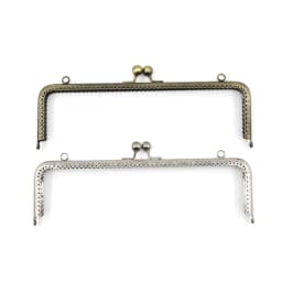 25.5CM Big Square Metal Frame for Purse Handle Clutch Bag Handbag Accessories Making Purse Clasp Lock Metal Clasp Bags Hardware