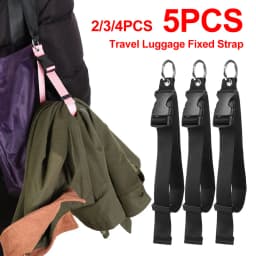Universal Anti Theft Backpack Strap Locks Adjustable Tarvel Luggage Straps Security Expandable Suitcase Stabilizer Belt Kit