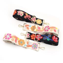 Vintage Style DIY Embroidery Shoulder Strap Multi-purpose Fashion Handbag Accessory Adjustable Comfortable Purse Strap