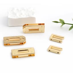 1/5/15Sets Gold/Silver Zinc alloy A set Metal Lock Rectangle Eyelets Plate For Handbags Bag Hook Clasps Rivet Accessories