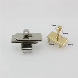 1/5/15Sets Gold/Silver Zinc alloy A set Metal Lock Rectangle Eyelets Plate For Handbags Bag Hook Clasps Rivet Accessories