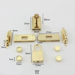 1/5/15Sets Gold/Silver Zinc alloy A set Metal Lock Rectangle Eyelets Plate For Handbags Bag Hook Clasps Rivet Accessories