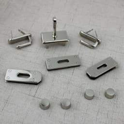 1/5/15Sets Gold/Silver Zinc alloy A set Metal Lock Rectangle Eyelets Plate For Handbags Bag Hook Clasps Rivet Accessories