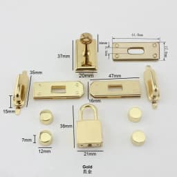 1/5/15Sets Gold/Silver Zinc alloy A set Metal Lock Rectangle Eyelets Plate For Handbags Bag Hook Clasps Rivet Accessories