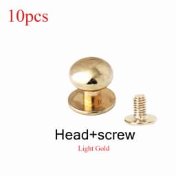 10-120Pcs 4/5/6/7/8/9/10MM Round Knob Rivets Metal Monk Head Screws Studs Alloy Nail Buckle Tack Cloth Button Bag Leather Crafts