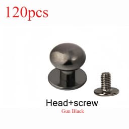 10-120Pcs 4/5/6/7/8/9/10MM Round Knob Rivets Metal Monk Head Screws Studs Alloy Nail Buckle Tack Cloth Button Bag Leather Crafts