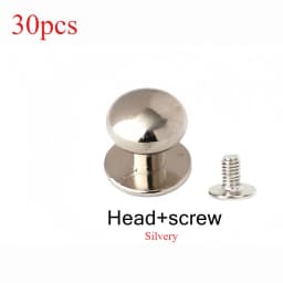 10-120Pcs 4/5/6/7/8/9/10MM Round Knob Rivets Metal Monk Head Screws Studs Alloy Nail Buckle Tack Cloth Button Bag Leather Crafts