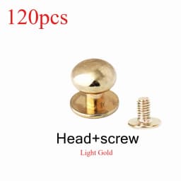 10-120Pcs 4/5/6/7/8/9/10MM Round Knob Rivets Metal Monk Head Screws Studs Alloy Nail Buckle Tack Cloth Button Bag Leather Crafts
