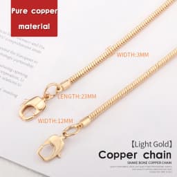 Metal Chain Strap for Bags DIY Handles Crossbody Accessories for Handbag Luxury Brand Detachable Replacement Purse Chain Strap