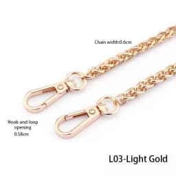 Metal Chain Strap for Bags DIY Handles Crossbody Accessories for Handbag Luxury Brand Detachable Replacement Purse Chain Strap