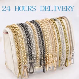 Metal Chain Strap for Bags DIY Handles Crossbody Accessories for Handbag Luxury Brand Detachable Replacement Purse Chain Strap