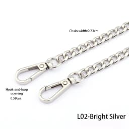 Metal Chain Strap for Bags DIY Handles Crossbody Accessories for Handbag Luxury Brand Detachable Replacement Purse Chain Strap