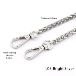 Metal Chain Strap for Bags DIY Handles Crossbody Accessories for Handbag Luxury Brand Detachable Replacement Purse Chain Strap