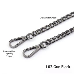 Metal Chain Strap for Bags DIY Handles Crossbody Accessories for Handbag Luxury Brand Detachable Replacement Purse Chain Strap