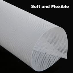 28x21CM DIY Handmade Plastic Sheet Plastic Mesh Canvas Sheets Eye Mesh for Embroidery Acrylic Yarn Crafting Crochet Projects
