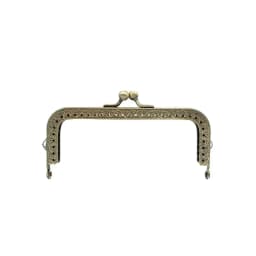 Metal Purse Frame Kiss Clasp Mini Vintage Bag Hardware Bag Kiss Clasp Lock Bag Clasps Bag Making