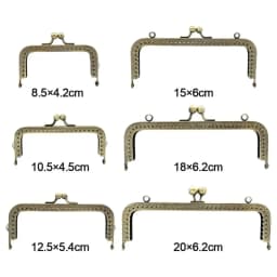 Metal Purse Frame Kiss Clasp Mini Vintage Bag Hardware Bag Kiss Clasp Lock Bag Clasps Bag Making
