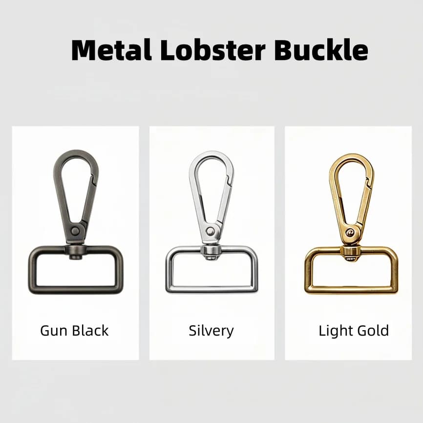 5-30pcs Metal Swivel Clasp Lobster Snap Hooks 16-38mm Dog Collar Buckles Key Belt Clip Bag Strap DIY Accessories