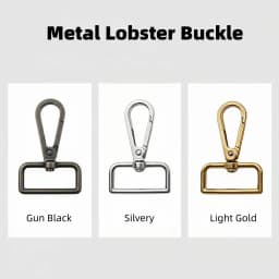 5-30pcs Metal Swivel Clasp Lobster Snap Hooks 16-38mm Dog Collar Buckles Key Belt Clip Bag Strap DIY Accessories