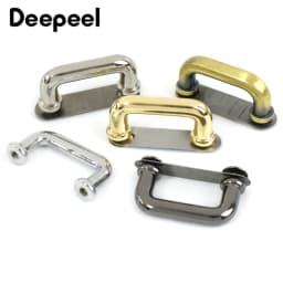 5/10/20Pcs 21mm Metal D-ring Buckles Arch Bridge with Screws Clasp Bag Handle Strap Connector Buckle Hardware Accessories