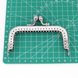 LIONSEN DIY Antique Bronze Flower Bud Head Metal Purse Frame Handle Kiss Clasp Lock for Bag Sewing Craft Tailor Accessories