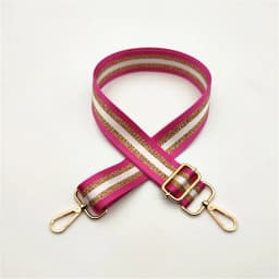 Shoulder Bag Strap Widening Adjustable Colourful Stripe Pattern Women Crossbody DIY Thickening Fashion Nylon New Bag Belt Strap