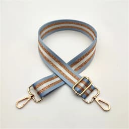 Shoulder Bag Strap Widening Adjustable Colourful Stripe Pattern Women Crossbody DIY Thickening Fashion Nylon New Bag Belt Strap