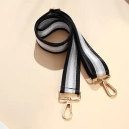 Shoulder Bag Strap Widening Adjustable Colourful Stripe Pattern Women Crossbody DIY Thickening Fashion Nylon New Bag Belt Strap