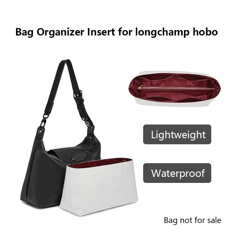 Waterproof Bag Insert For Longchamp Hobo,lightweight Bag Organizer Insert Storage,Bag Support Bag Replacement Accessories