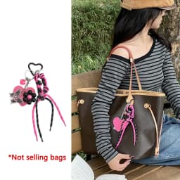 Bag Charm for Speedy 25 30 Fashion High-End Bag Boarding Luggage Tag Keychain Hang Tag Bag Accessories