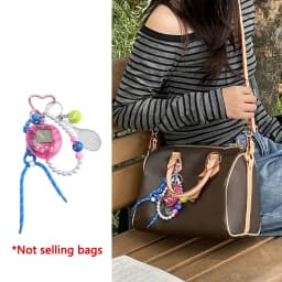 Bag Charm for Speedy 25 30 Fashion High-End Bag Boarding Luggage Tag Keychain Hang Tag Bag Accessories