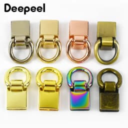 2/4/10Pcs Deepeel Bag Side Clip Buckles D Ring Belt Hook Clasp Handbag Strap Chain Connector Buckle DIY Craft Hardware Accessory