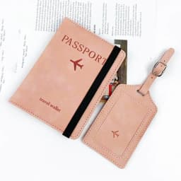 Portable Leather Luggage Tag Travel Suitcase Name Address ID Baggage Label Address Holder Boarding Tags Travel Accessories