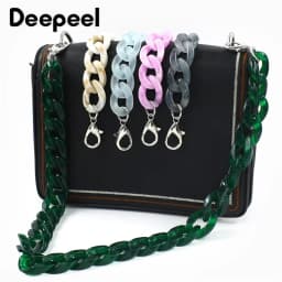 1-5Pcs Deepeel 60cm Bags Straps Colorful Acrylic Bag Chains Handbag Shoulder Strap Purse Replace Parts DIY Hardware Accessories